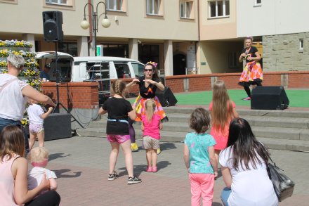 Zabawa na Wiślańskim rynku